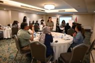 Group work during design workshop in Erbil, Iraq.