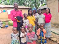 Gorette with her family.