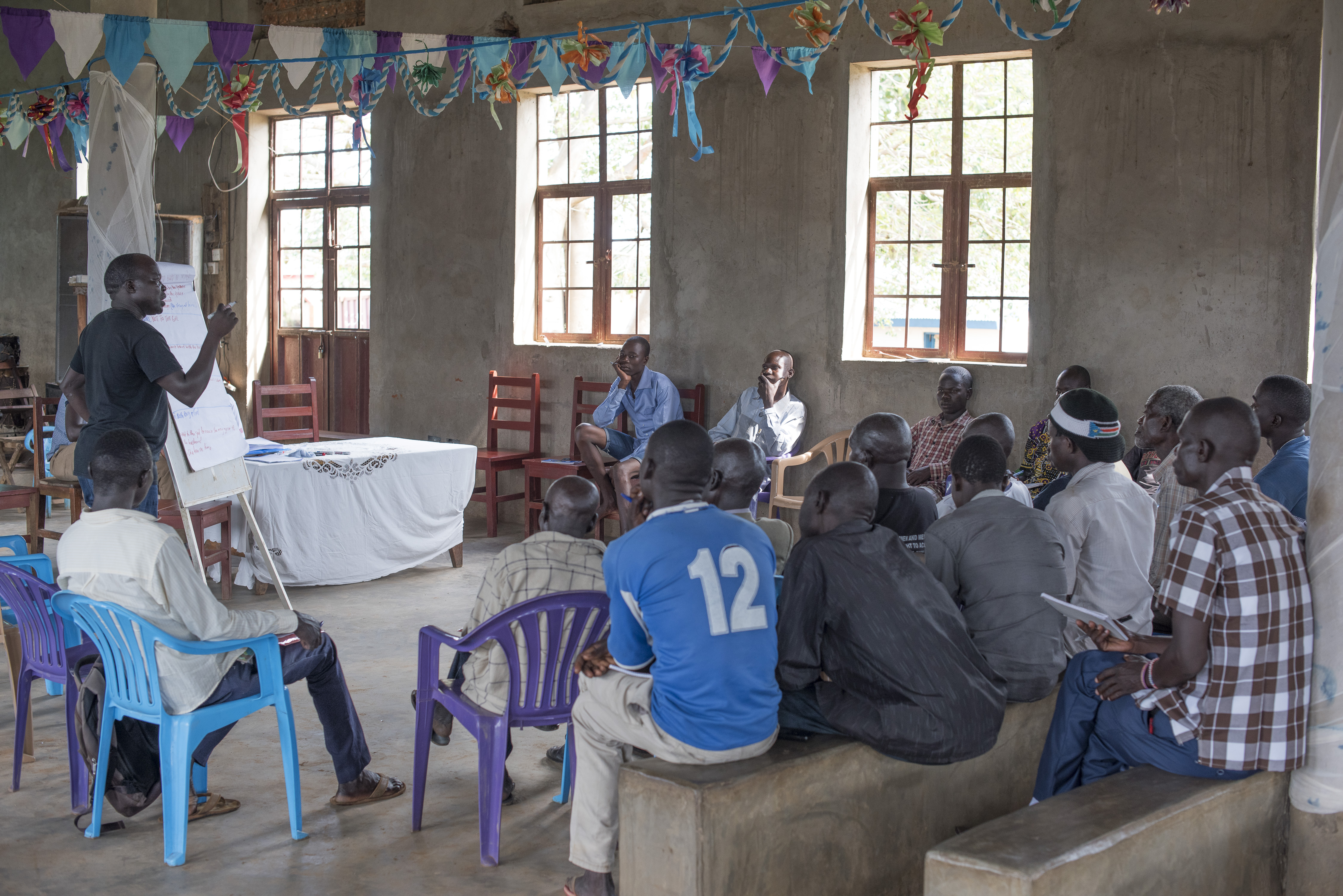 Men's Engagement in South Sudan. Photo Credit: Charles Atiki Lomodong