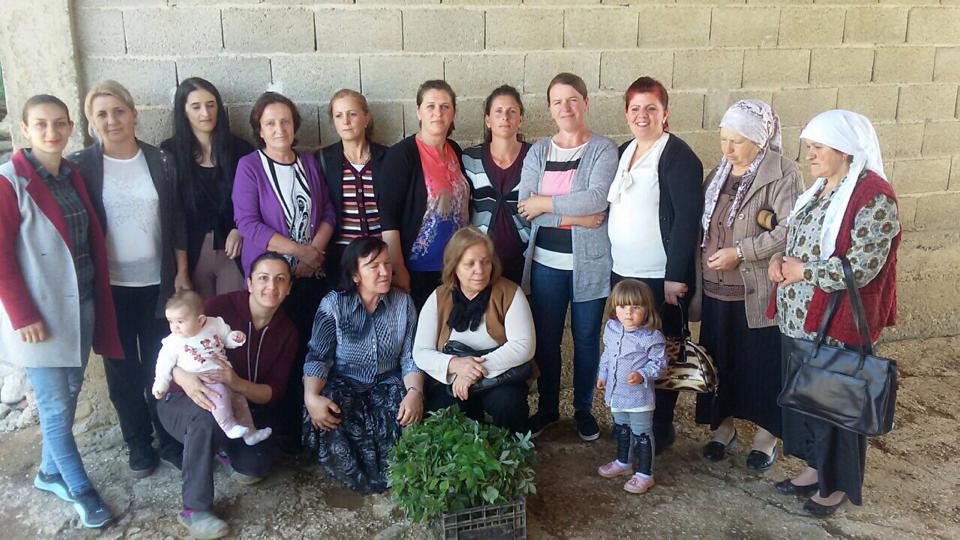 Group in Bajgora.jpg group of women survivors of war and children