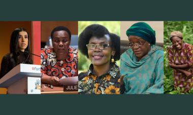 5 women fighting CRSV